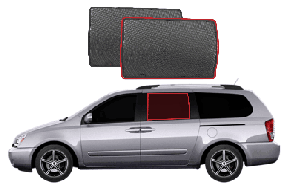 KIA Carnival Sunshades - Perfect Fit Guaranteed - Snap Shades