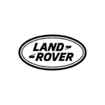 Land Rover logo in bold text within an oval, reflecting durability and luxury.