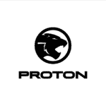 Proton logo featuring a bold lion head emblem within a circular design, representing premium car window and windscreen sun shades designed for UV protection and reliability.