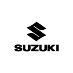 Suzuki logo featuring a bold 'S' emblem and modern typography, representing premium car window and windscreen shades designed for UV protection and reliability.