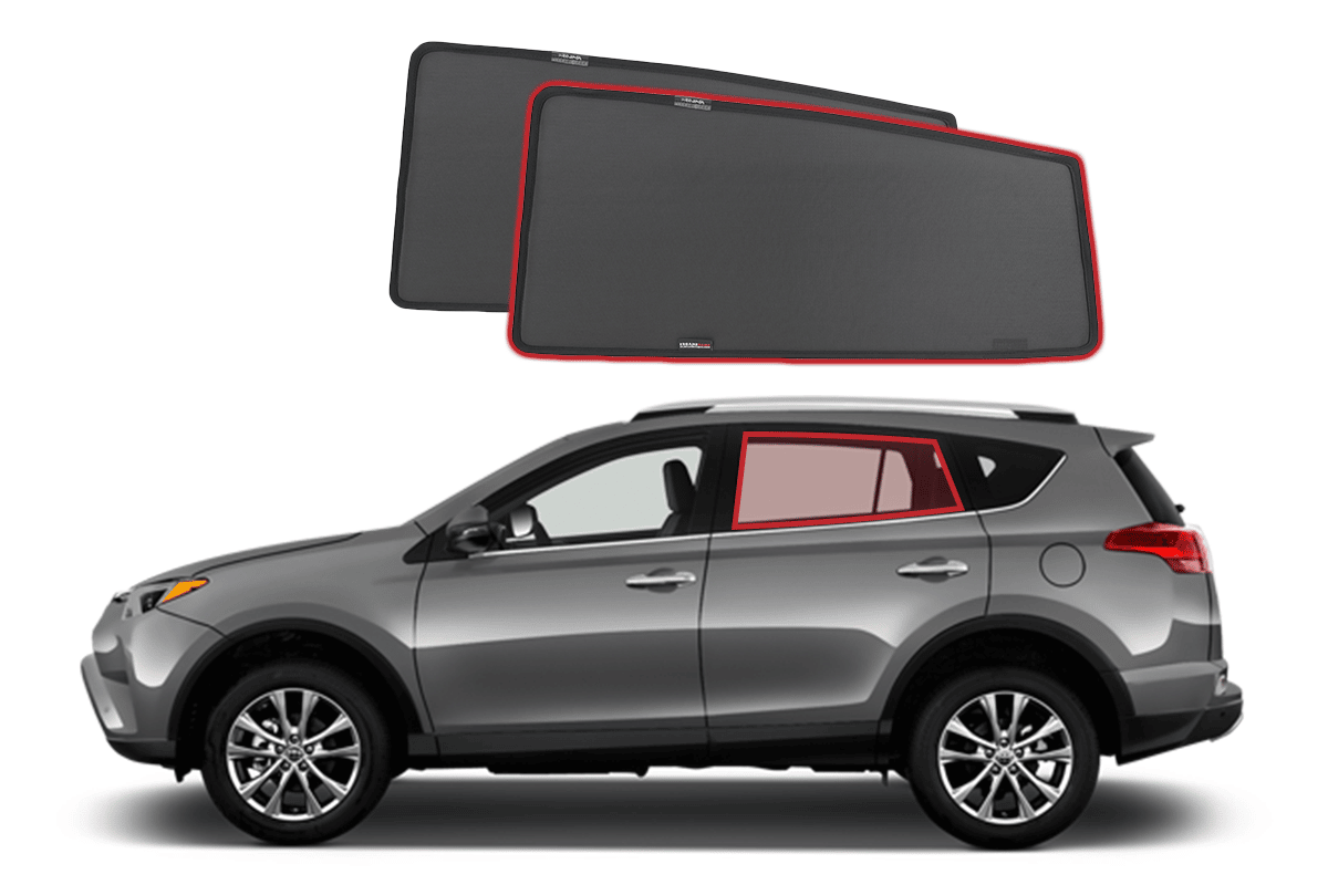 Toyota RAV4 Sunshades Perfect Fit Guaranteed Snap Shades