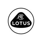 Lotus logo featuring a triangular design with elegant lettering, representing high-performance car window and windscreen shades for luxury vehicles.