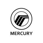 Mercury logo featuring a sleek circular design, representing premium car window and windscreen shades for UV protection and style.