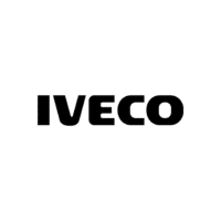 Iveco category logo for car window and front windscreen shades featuring the bold Iveco wordmark, symbolizing durable and functional sun protection for commercial and personal vehicles.