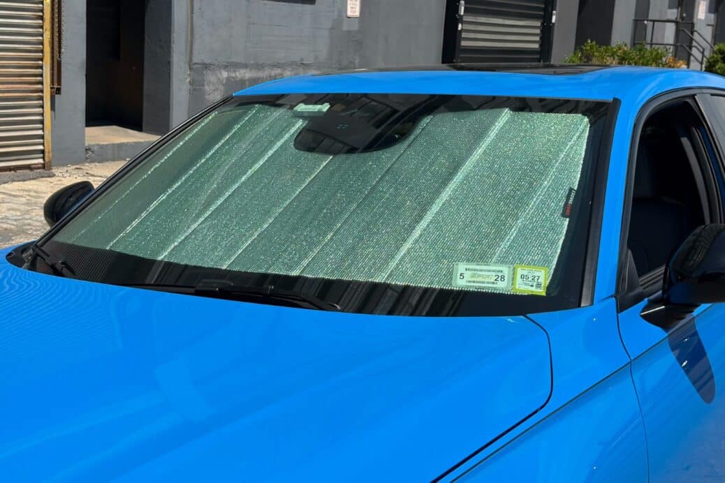 HON023 5 Honda Civic 11th Gen Front Windshield Shade Snap Shade Camera Photo26 (Large)