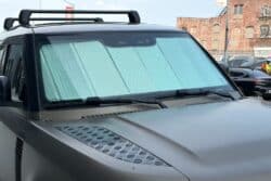 LAN010 5 Land Rover Defender 110 Front Windshield Snap Shades Camera Photo16 (Large)
