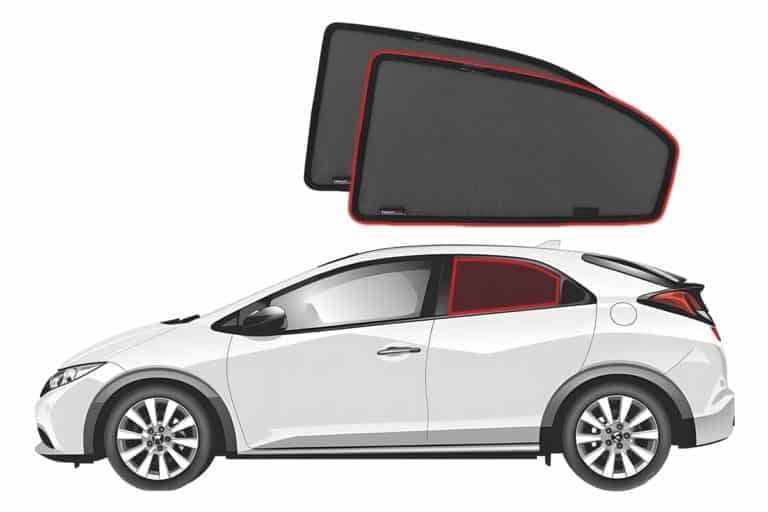 Window Hatchback Honda Civic Hatchback 9th Generation Car Window Shades (FK; 2011-2017 ...