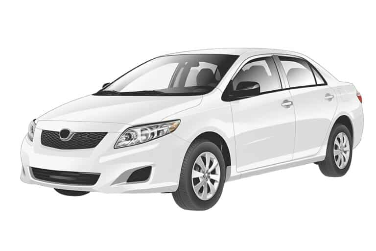 Toyota Corolla Sedan 10th Generation Car Window Shades (E140/150; 2006-2013)