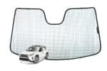 Toyota RAV4 front windscreen sunshade for superior UV protection and heat reduction.