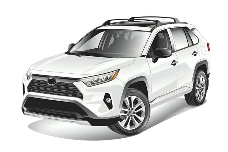 Toyota RAV4 5th Generation Car Window Shades (XA50; 2018-2025)