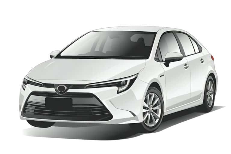 Toyota Corolla Sedan 12th Generation Car Window Shades (E210; 2019-Present)
