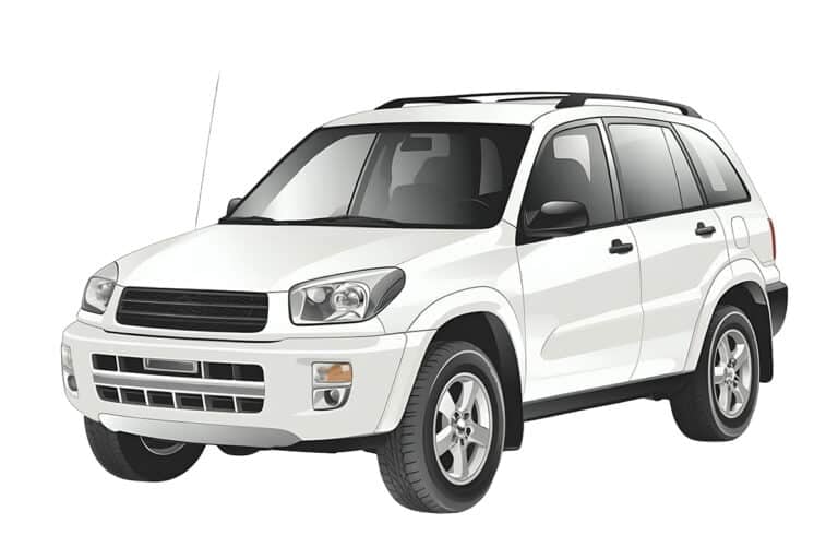 Toyota RAV4 2nd Generation Car Window Shades (XA20; 2001-2005)