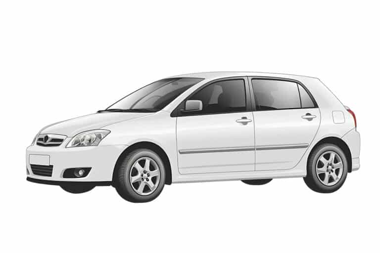 Toyota Corolla Hatchback 9th Generation Car Window Shades (E120/E130; 2000-2007)