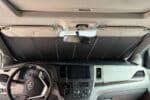 TOY068 5 Toyoa Sienna (3) Front Windshield Snap Shades Camera Photo2