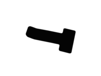Ticket Clip black