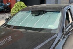 LEX008 5 Lexus ES 7th Gen Front Windshield Snap Shades Camera Photo26