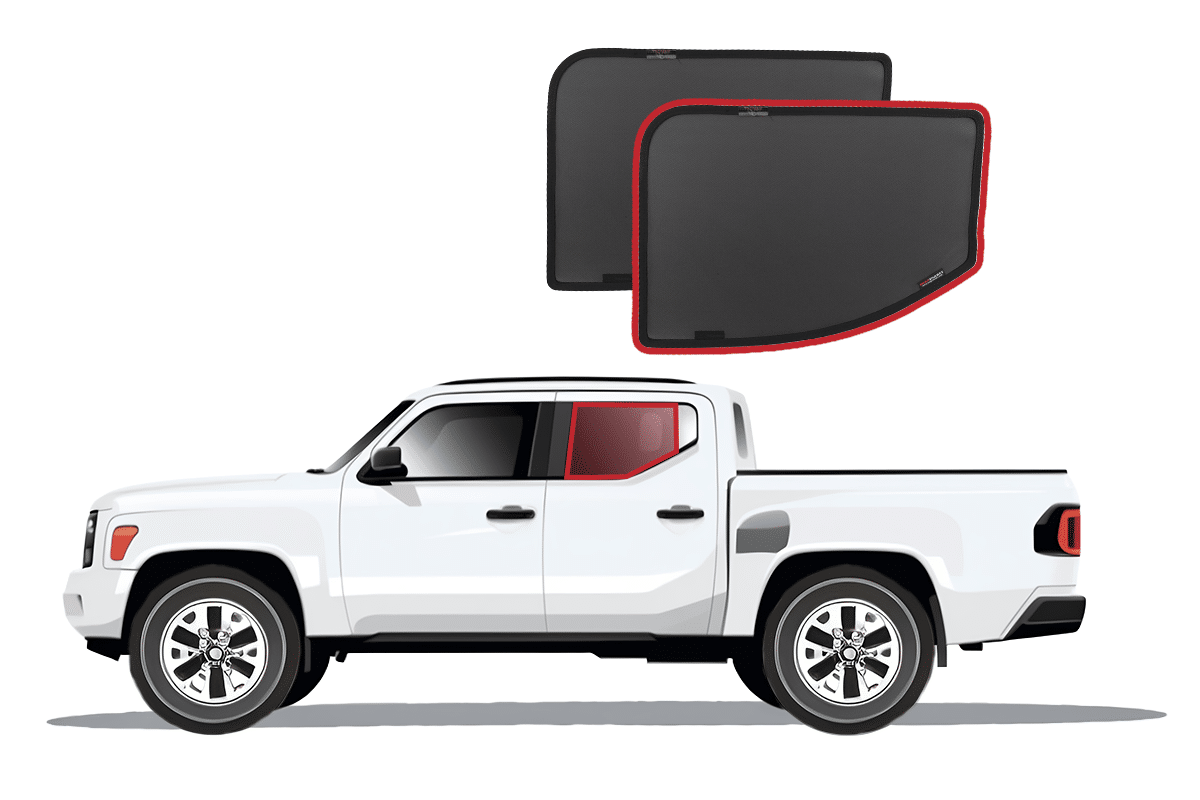 KIA Tasman Car Rear Window Shades (TK; 2025-Present)* KIA Tasman Car Rear Window Shades (TK; 2025-Present)*