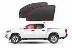 Toyota Tacoma Double Cab 3rd Generation Front Door Car Window Shades (N300; 2015-2023)