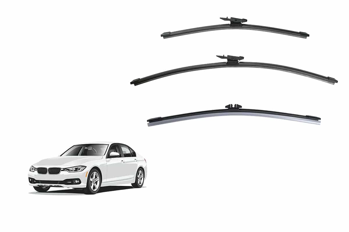 BMW 3 Series Sedan 6th Generation Car Window Wipers (F30/F80; 2011-2019)