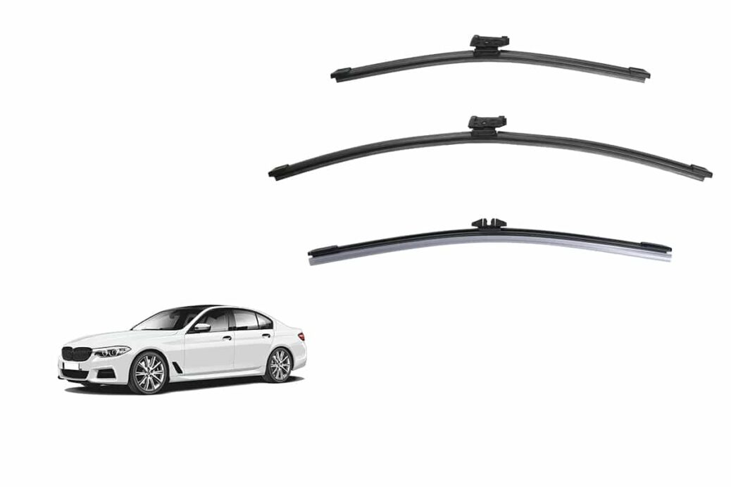 BMW 5 Series Sedan 7th Generation Car Window Wipers (G30/F90; 2017-2024)