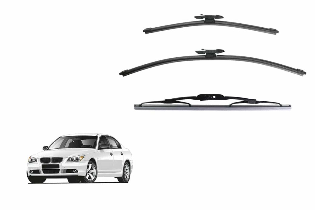 BMW 5 Series Sedan/Wagon 5th Generation Car Window Wipers (E60/E61; 2003-2010)