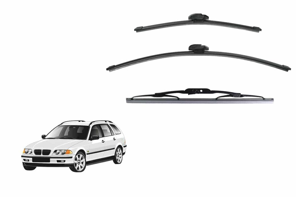 BMW 3 Series Wagon 4th Generation Car Window Wipers (E46/3; 1997-2006)