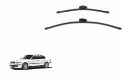 BMW 3 Series Coupe/Convertible 4th Generation Car Window Wipers (E46/2/E46/2C; 1998-2006)
