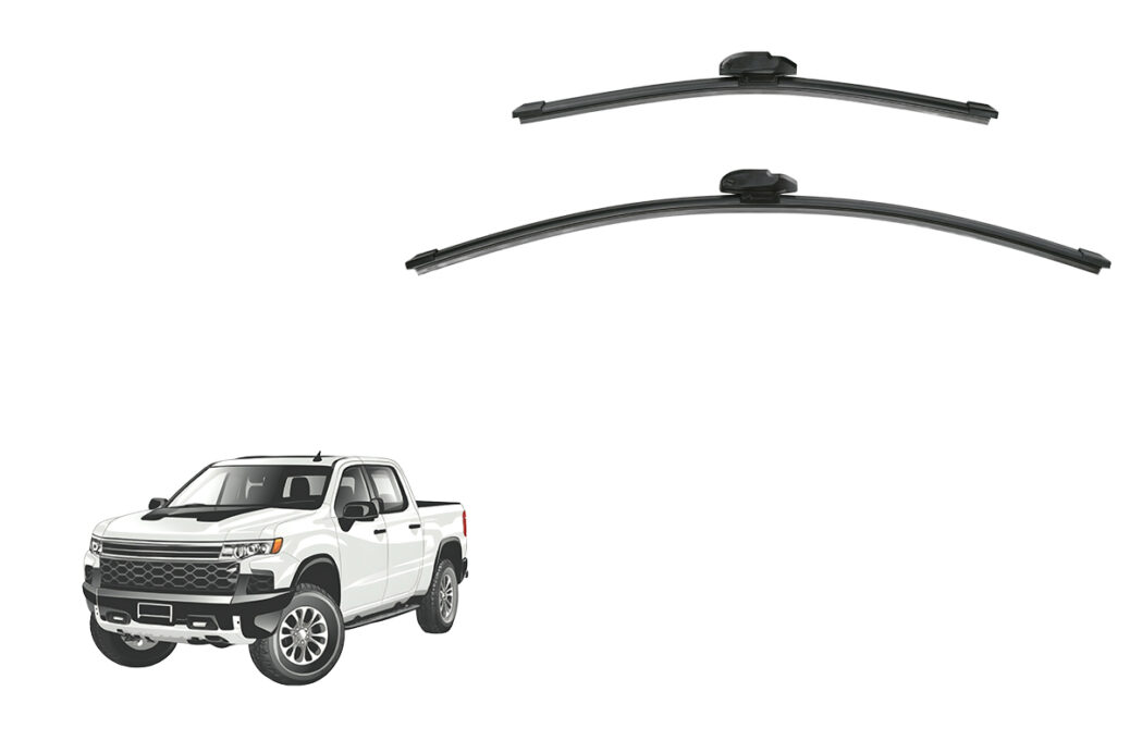 Chevrolet Silverado 1500 Crew Cab 4th Generation | GMC Sierra 1500 Crew Cab 5th Generation Car Window Wipers (GMT T1XX; 2019-Present)