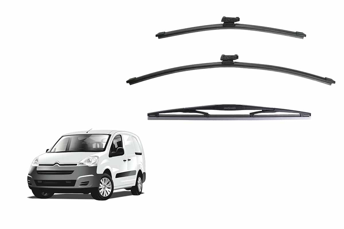 Citroen Berlingo | Peugeot Partner 2nd Generation Car Window Wipers (B9; 2008-2018) Citroen Berlingo | Peugeot Partner 2nd Generation Car Window Wipers (B9; 2008-2018)