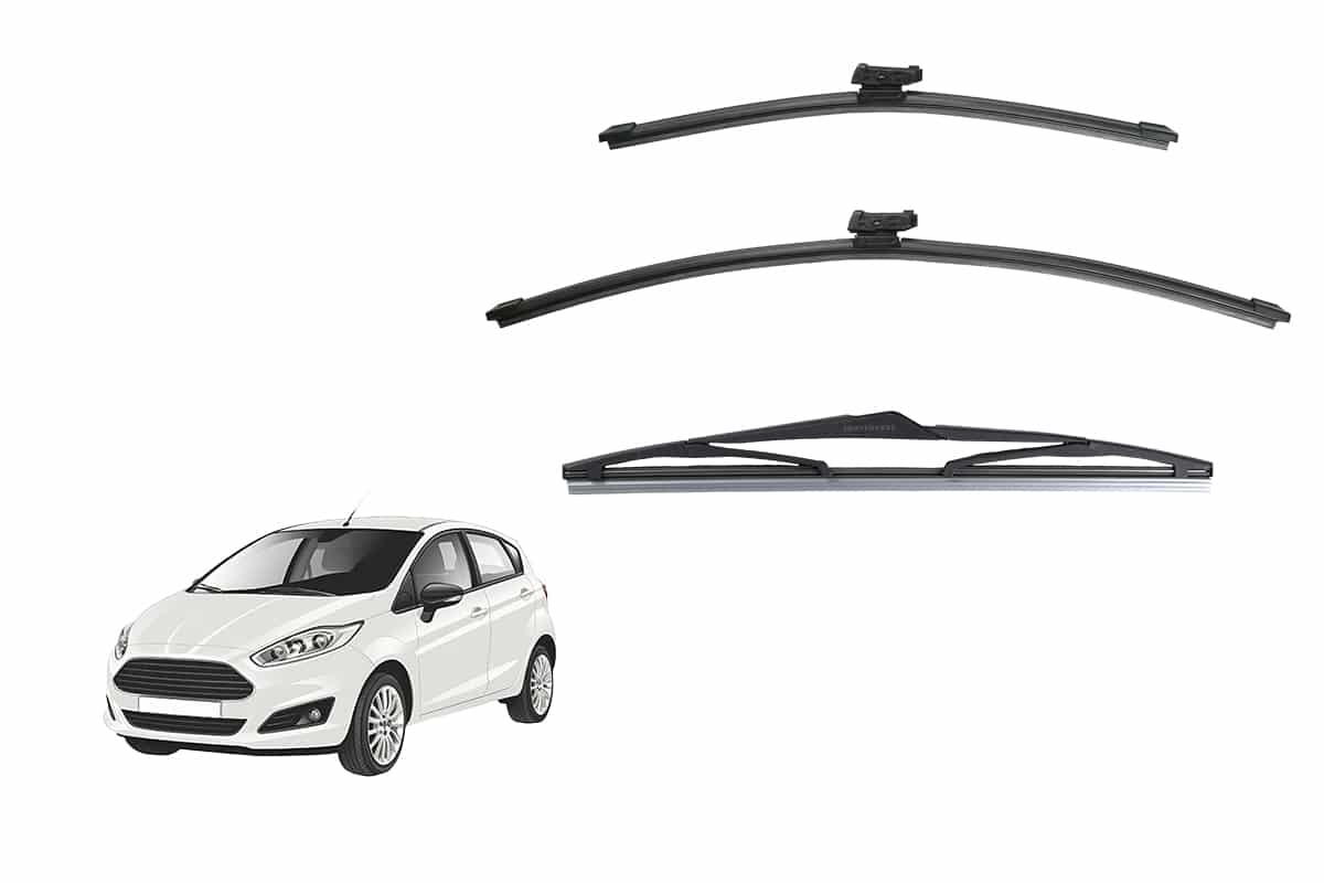 Ford Fiesta Hatchback 6th Generation Car Window Wipers (2008-2017) Ford Fiesta Hatchback 6th Generation Car Window Wipers (2008-2017)
