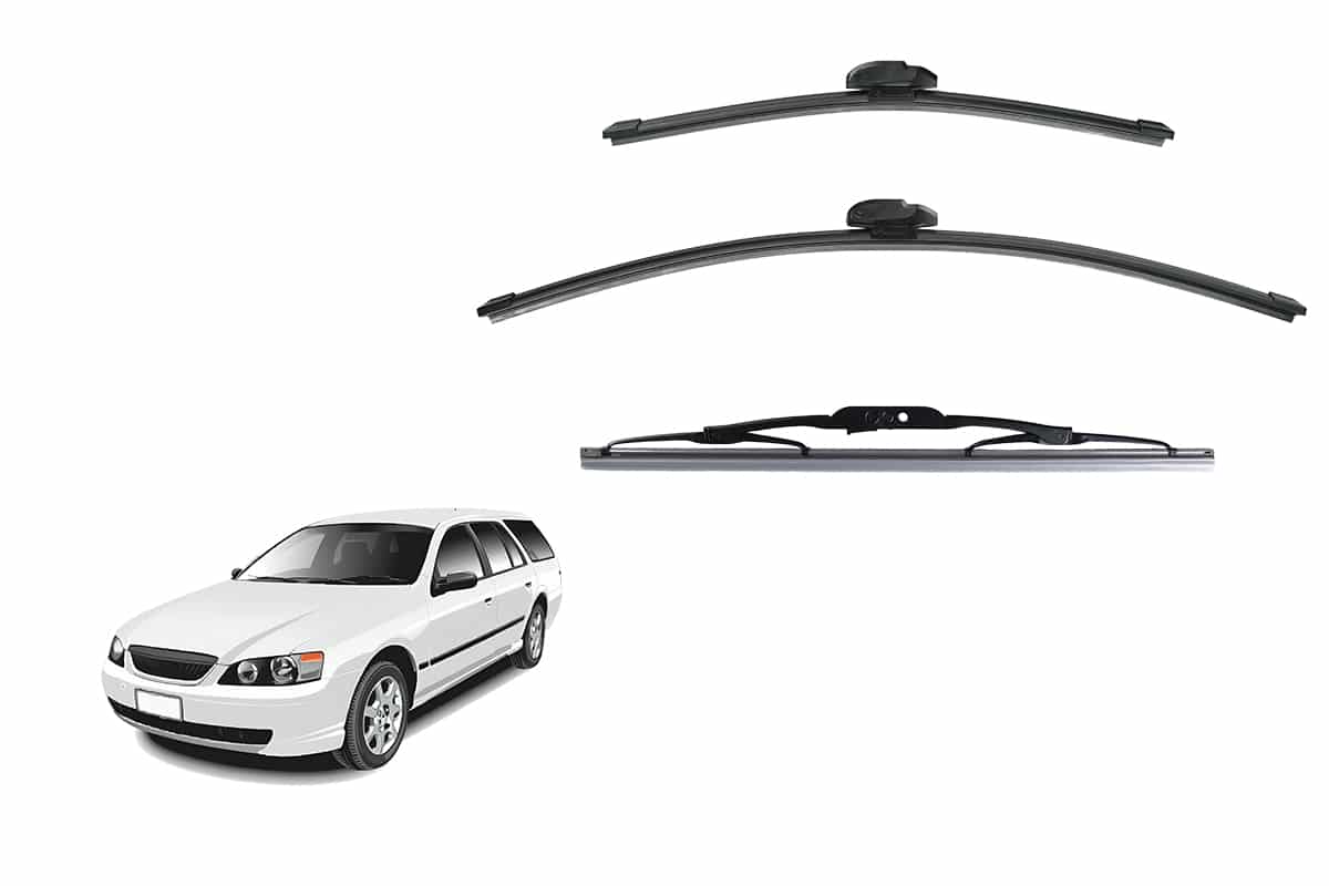 Ford Falcon Wagon 6th Generation Car Window Wipers (AU/BA/BF; 1998-2010) Ford Falcon Wagon 6th Generation Car Window Wipers (AU/BA/BF; 1998-2010)