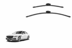 Genesis G80 2nd Generation Car Window Wipers (RG3; 2021-Present)
