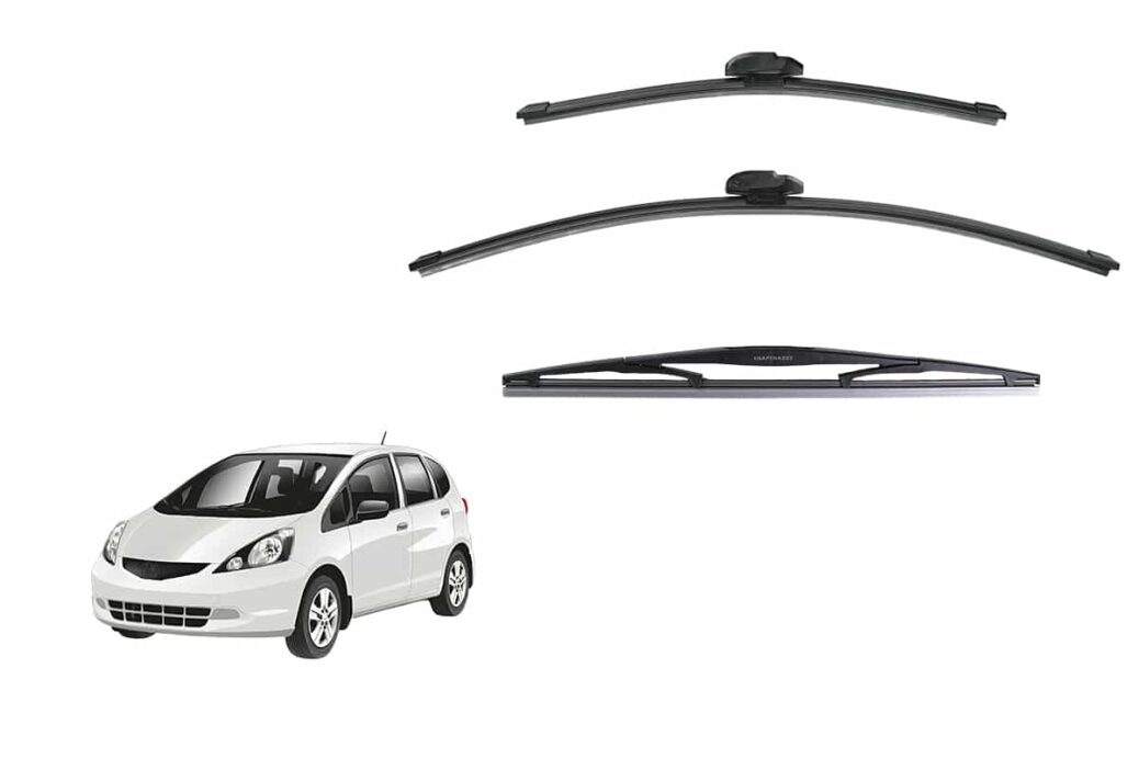Honda Jazz/Fit Hatchback 2nd Generation Car Window Wipers (GE; 2007-2014)