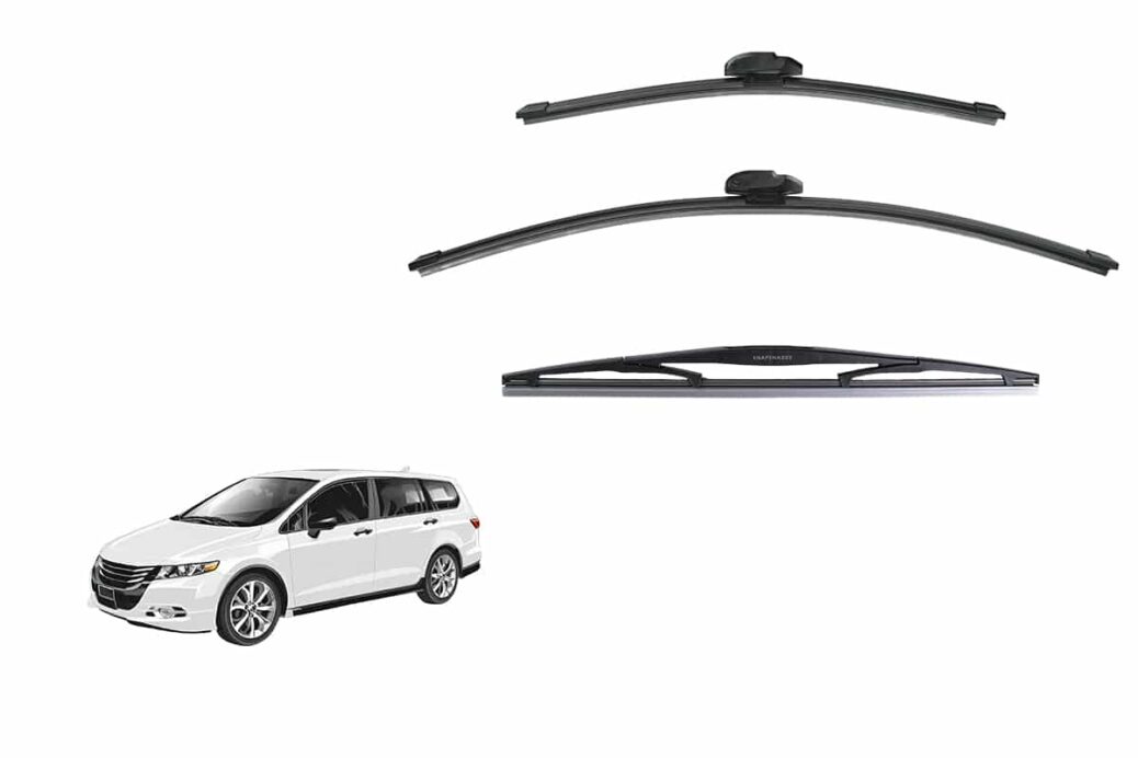 Honda Odyssey 4th Generation Car Window Wipers (RB3/4; 2008-2013)