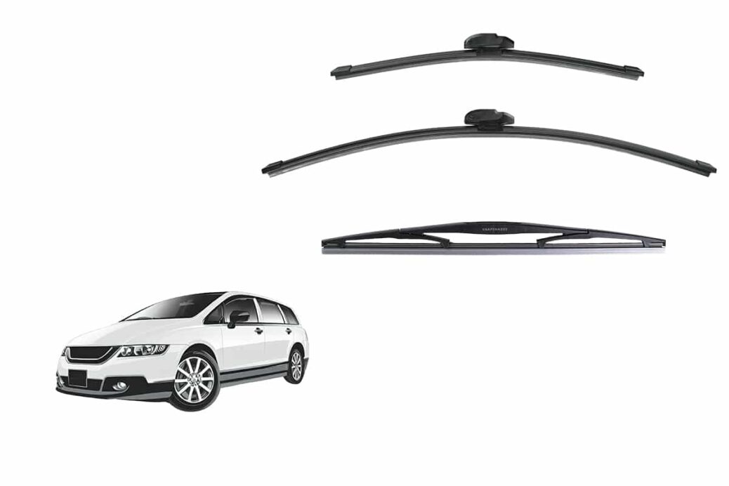Honda Odyssey 3rd Generation Car Window Wipers (RB1/2; 2003-2008)