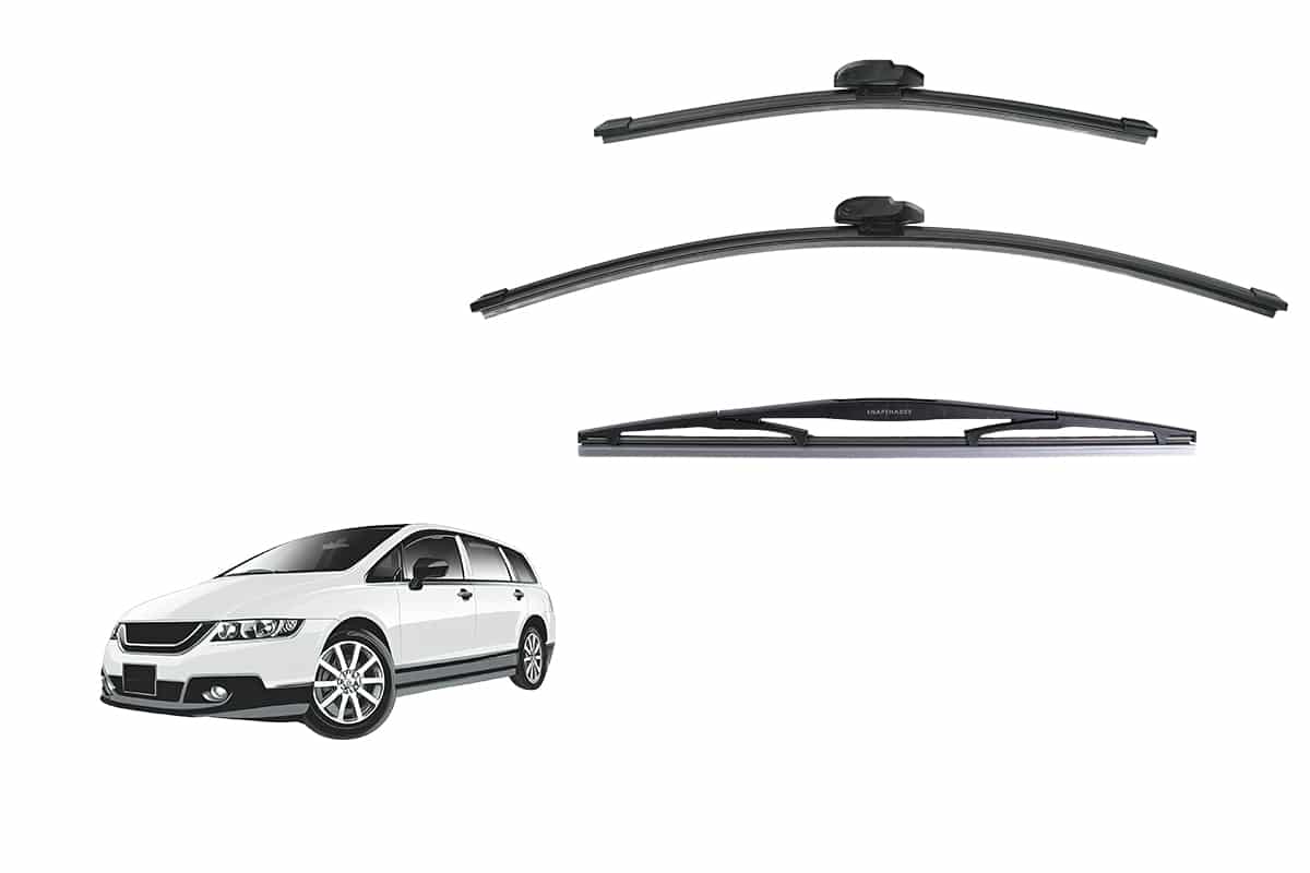 Honda Odyssey 3rd Generation Car Window Wipers (RB1/2; 2003-2008) Honda Odyssey 3rd Generation Car Window Wipers (RB1/2; 2003-2008)