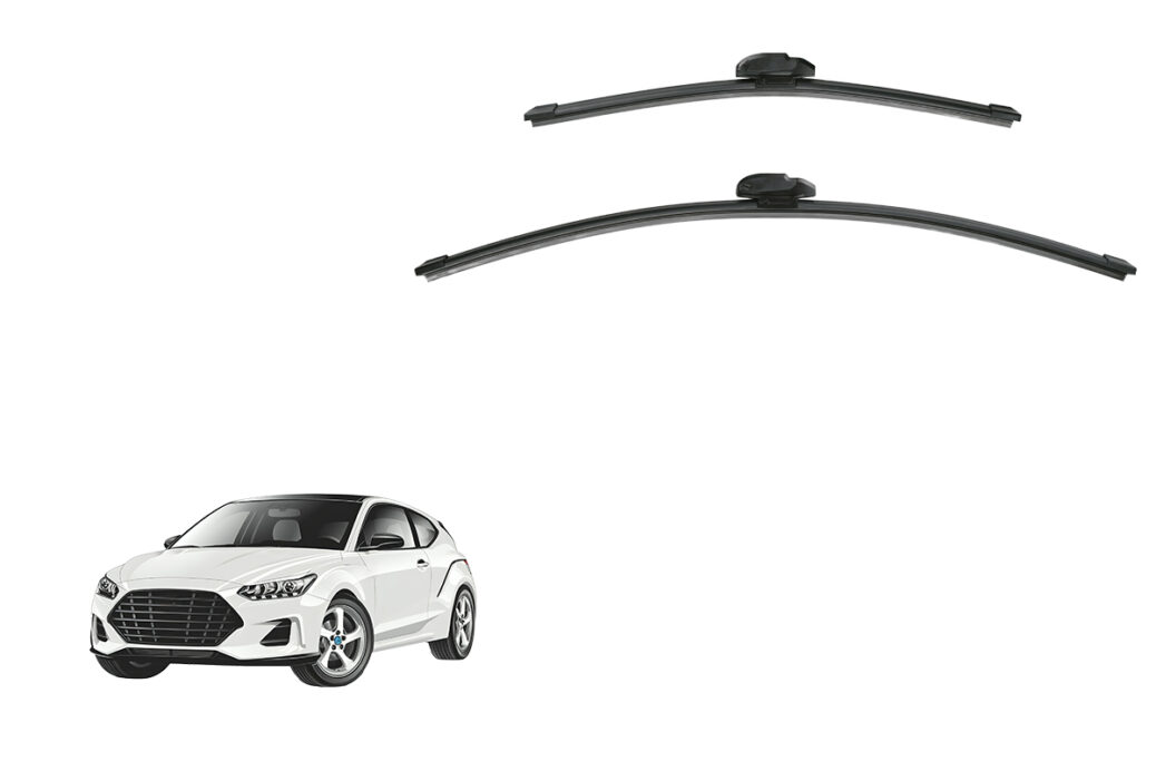 Hyundai Veloster 2nd Generation Car Window Wipers (JS; 2019-2022)