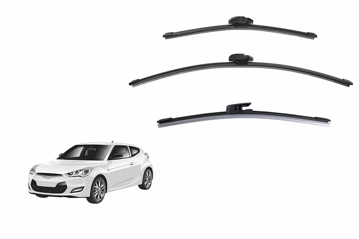 Hyundai Veloster 1st Generation Car Window Wipers (2012-2018) Hyundai Veloster 1st Generation Car Window Wipers (2012-2018)