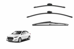 Hyundai Accent/Verna Sedan 4th Generation Car Window Wipers (RB/RC; 2010-2019)