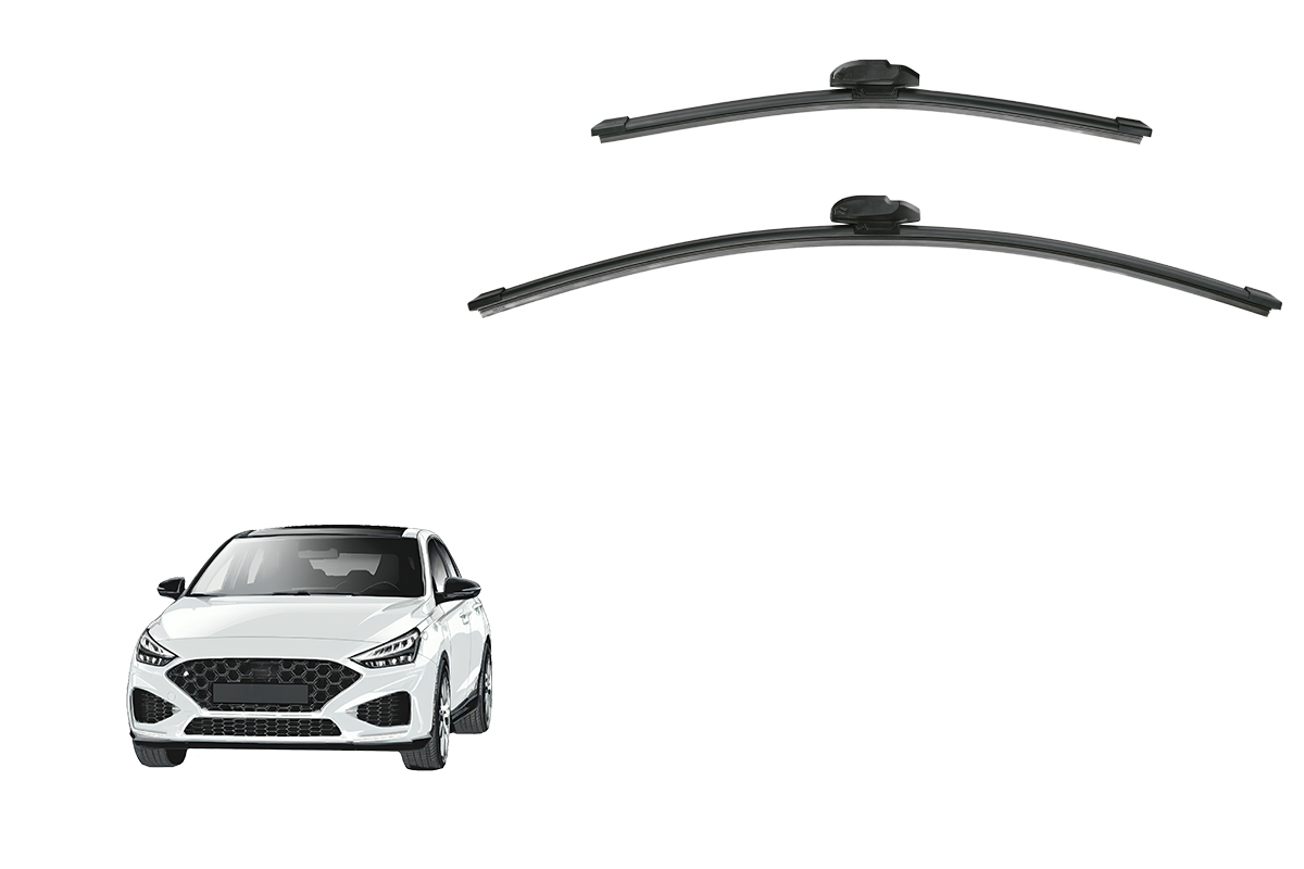 Hyundai i30/i30 N Fastback Coupe 3rd Generation Car Window Wipers (PD; 2017-Present) Hyundai i30/i30 N Fastback Coupe 3rd Generation Car Window Wipers (PD; 2017-Present)