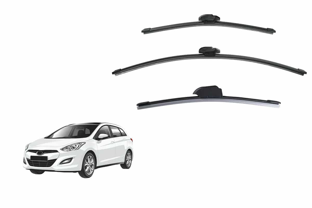 Hyundai i30 Wagon/i30 Tourer/Elantra GT Wagon 2nd Generation Car Window Wipers (GD; 2012-2017) Hyundai i30 Wagon/i30 Tourer/Elantra GT Wagon 2nd Generation Car Window Wipers (GD; 2012-2017)