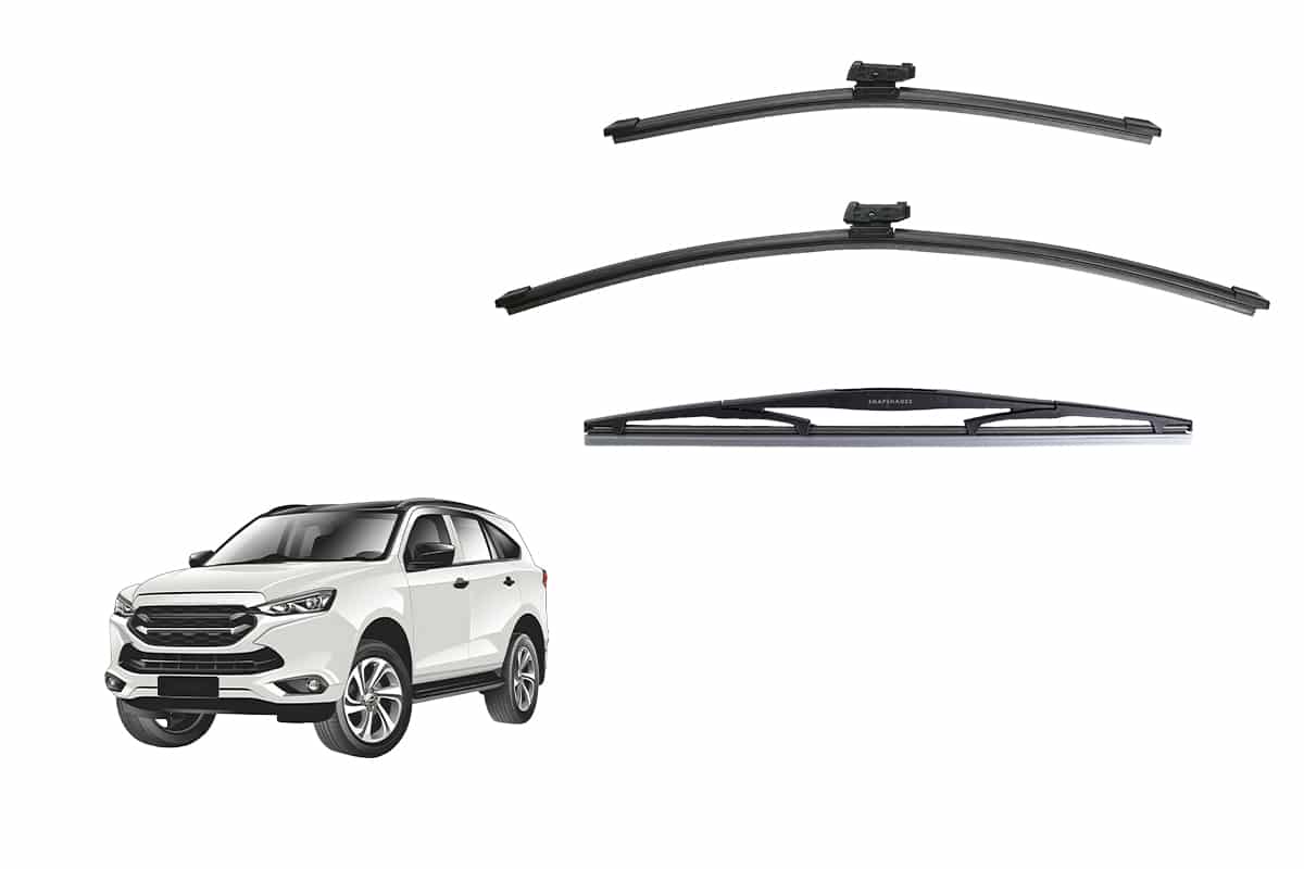 Isuzu MU-X 2nd Generation Car Window Wipers (RJ; 2020-Present) Isuzu MU-X 2nd Generation Car Window Wipers (RJ; 2020-Present)