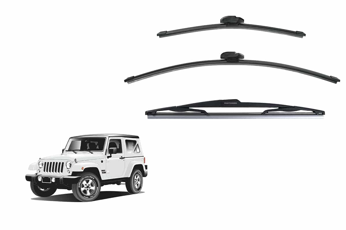 Jeep Wrangler Car Window Wipers (JK; 2007-2018) Jeep Wrangler Car Window Wipers (JK; 2007-2018)
