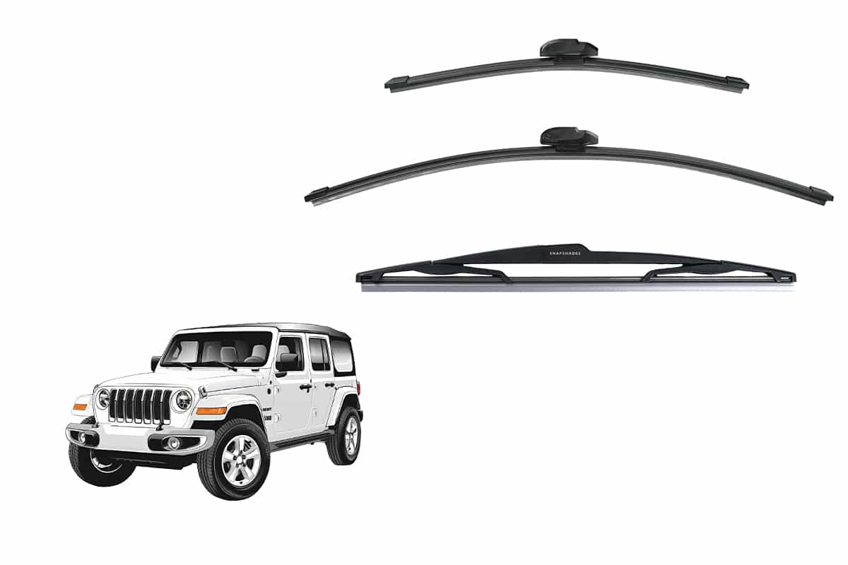 Jeep Wrangler Car Window Wipers (JL/JT; 2018-Present) Jeep Wrangler Car Window Wipers (JL/JT; 2018-Present)