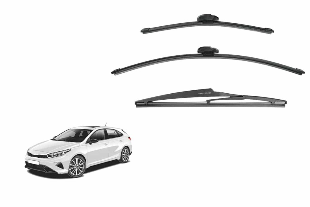 KIA Rio Hatchback 4th Generation Car Window Wipers (Global Version) (YB/SC; 2016-2023)