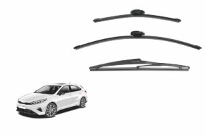 KIA Rio Hatchback 4th Generation Car Window Wipers (Global Version) (YB/SC; 2016-2023)