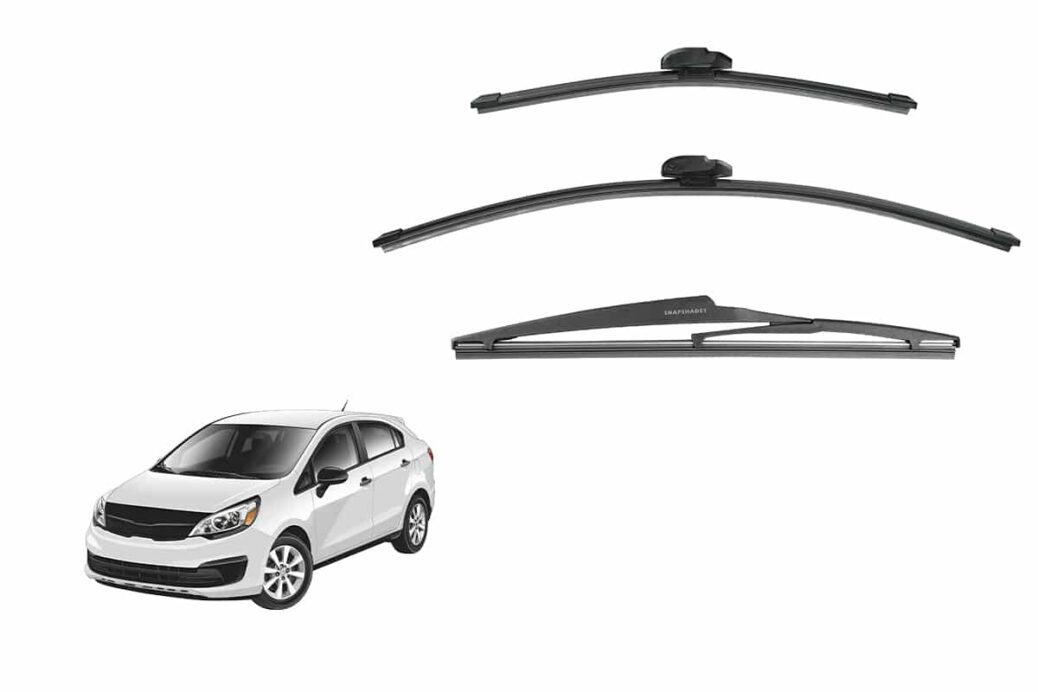 KIA Rio Hatchback/Sedan 3rd Generation Car Window Wipers (UB; 2011-2017)