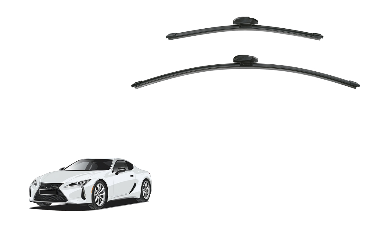 Lexus LC Coupe/Convertible Car Window Wipers (Z100; 2017-Present) Lexus LC Coupe/Convertible Car Window Wipers (Z100; 2017-Present)