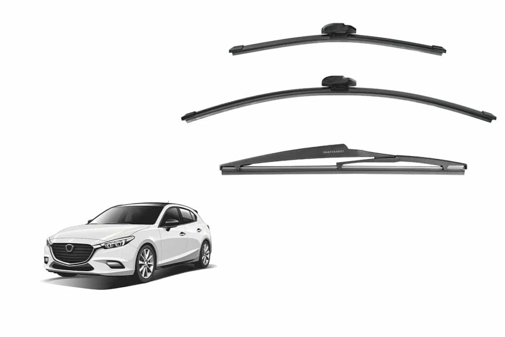 Mazda 3 Hatchback/Sedan 3rd Generation Car Window Wipers (BM/BN; 2013-2018)