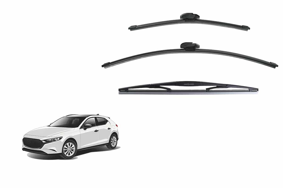 MAZ015W Mazda 3 Hatchback 4th Generation Car Window Wipers (BP; 2019-Present) - Image 1
